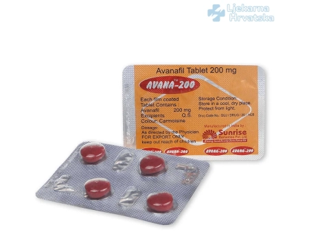 Kupite Avana 50 mg tablete za potenciju bez recepta u Hrvatskoj