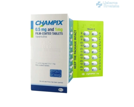 Champix Generički - 0,5 mg Filmom Obložene Tablete za Odvikavanje od Pušenja u Hrvatskoj