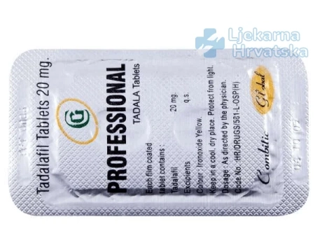 Kupite Cialis Professional 20 mg online bez recepta u Hrvatskoj
