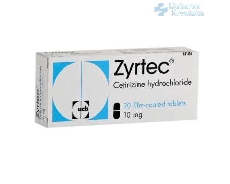 Cetirizin tablete (10 mg) - Uputa o lijeku za alergije